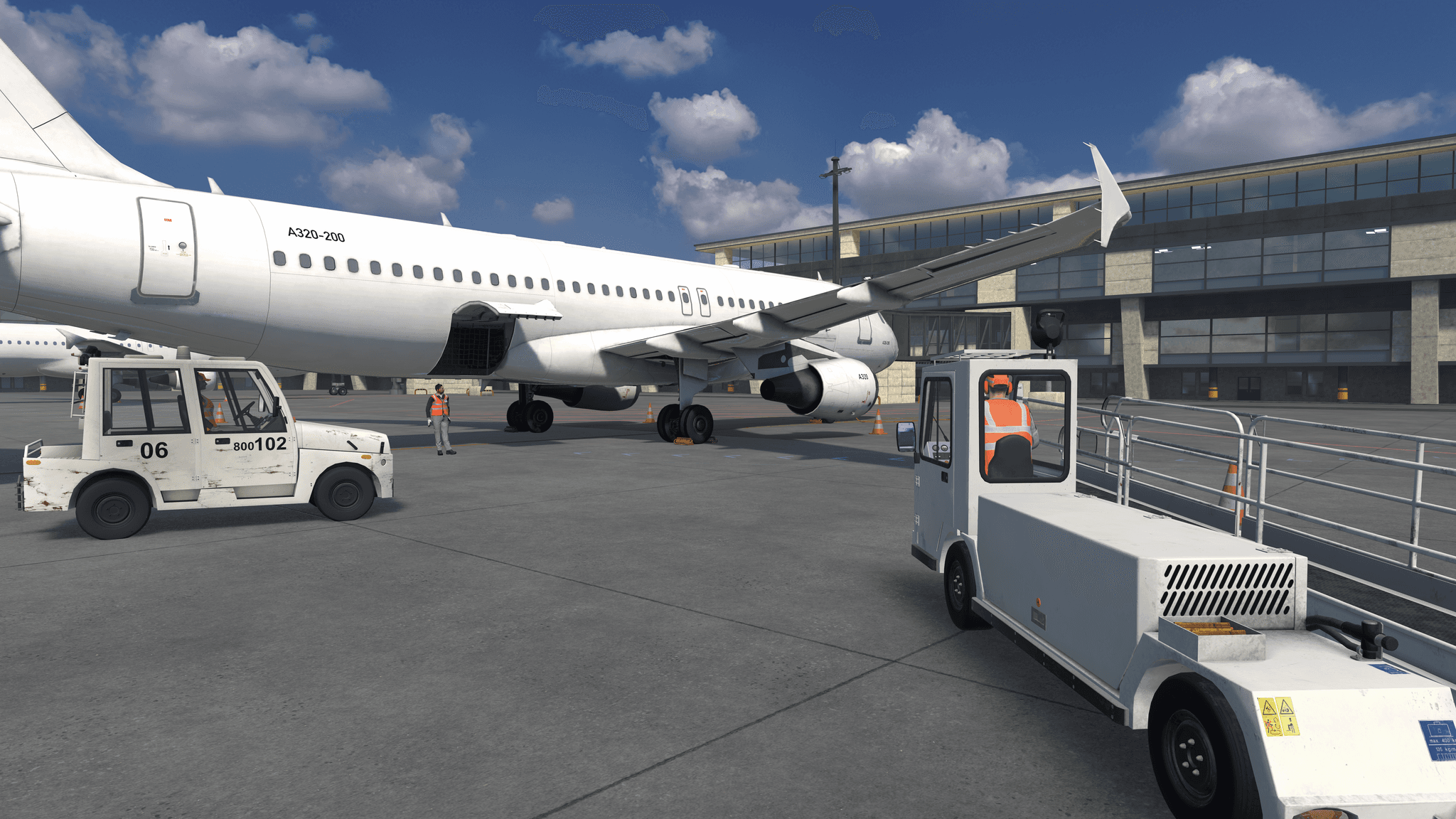 Approaching the Aircraft